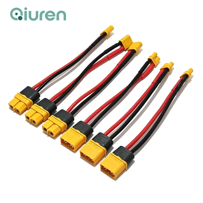 XT60 Plug to XT30 Connector Adapter Charge Cable Lead Wire 16awg 10cm For 2S/3S Lithium Battery Charger Adapter
