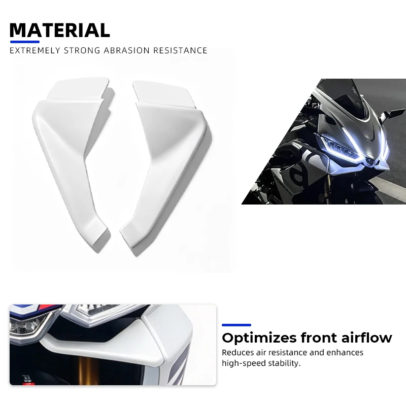 Motorcycle Accessories Front Lip Wind Wing Cover For RS660 RS 660 2020-2024 Cone Aerodynamics Fairing Winglets