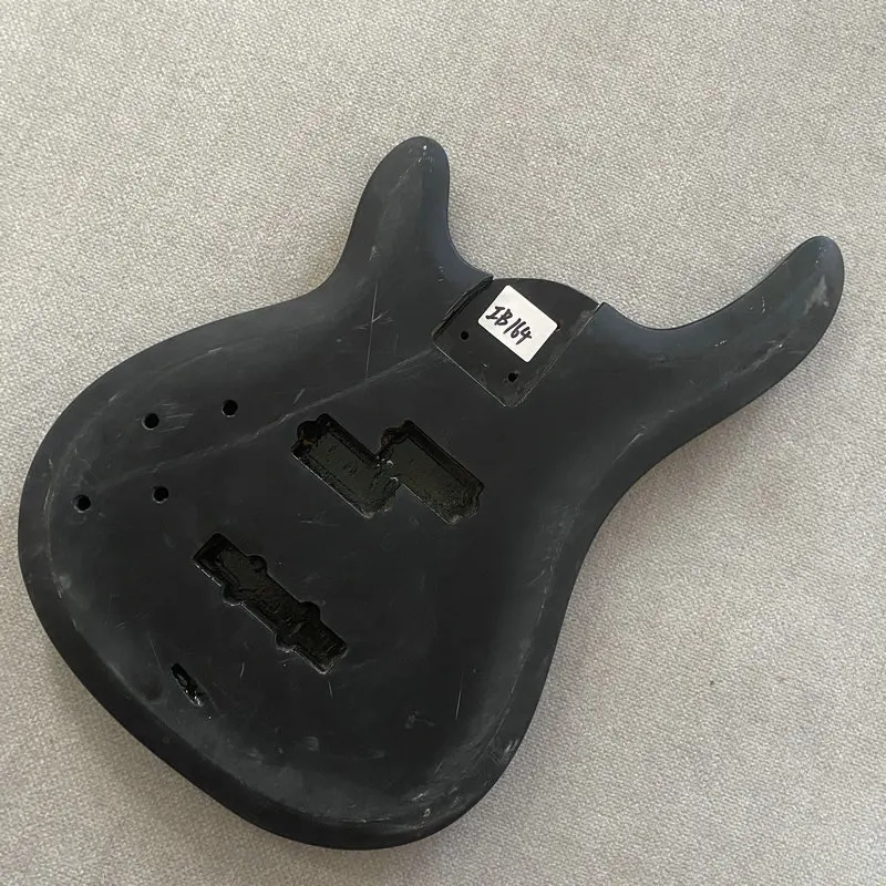 IB164 DIY Black Color Solid Wood Bass Parts 4 Or 5 String PJB Electric Bass Body Left Hand Sales Price Replace Part