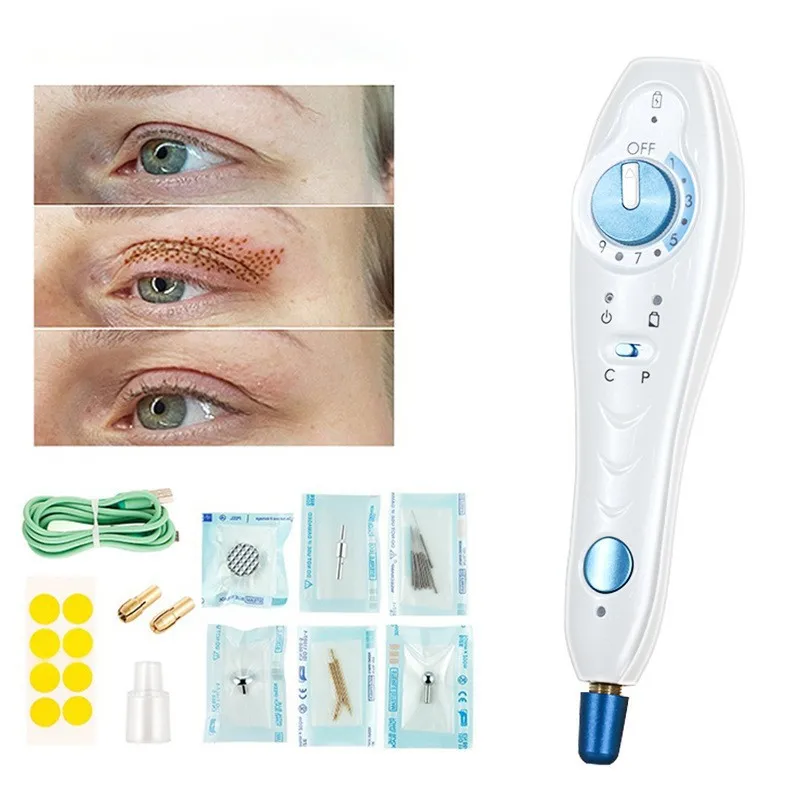 Pluma de Plasma de 500Hz, pulso, fibroblasto frío, estiramiento de la piel, carga rápida, elevación de párpados inalámbrica, máquina de tratamiento del acné ﻿