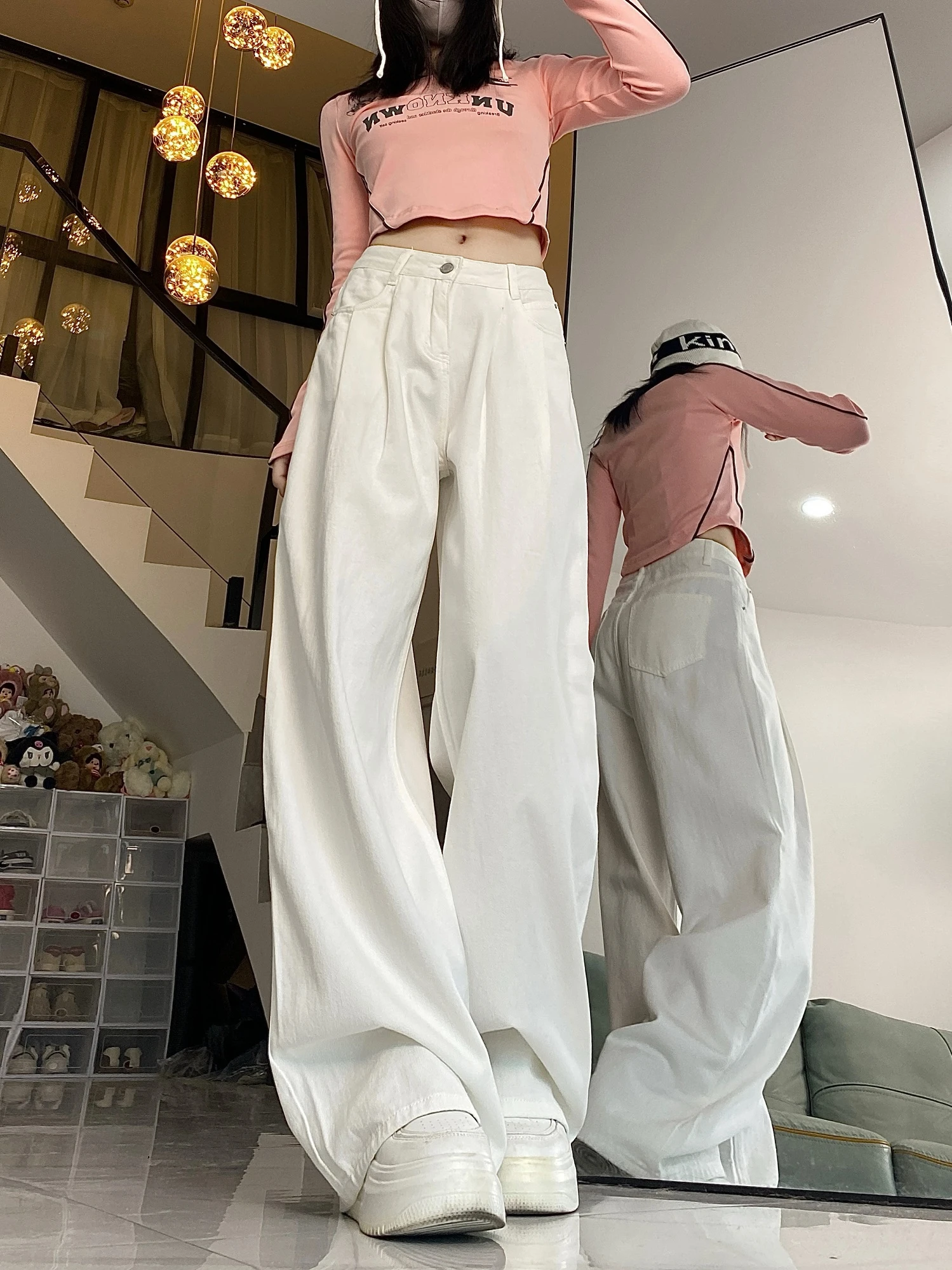 여성용 청바지 2025 스트리트웨어 파티 클럽 야간 행사 데이트 특별 행사 패셔너블 독특한 눈길을 끄는