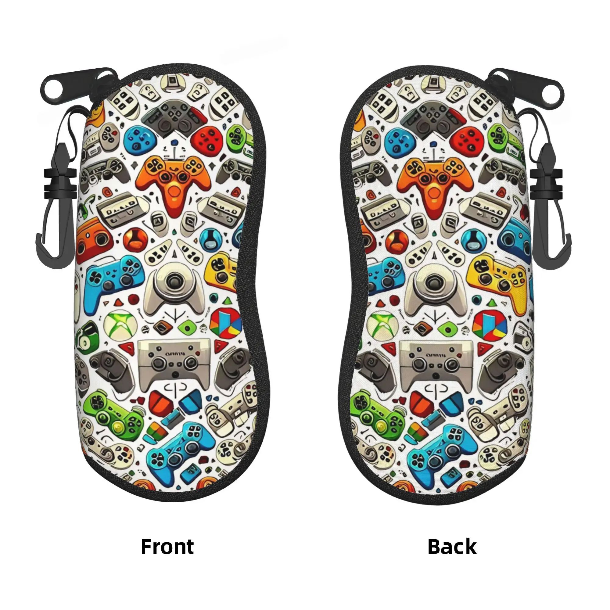 Game Controllers Glasses Case Cover  Key Chain Sunglasses Case Men Women Daily Glasses Box Trend Eyewear Organizer