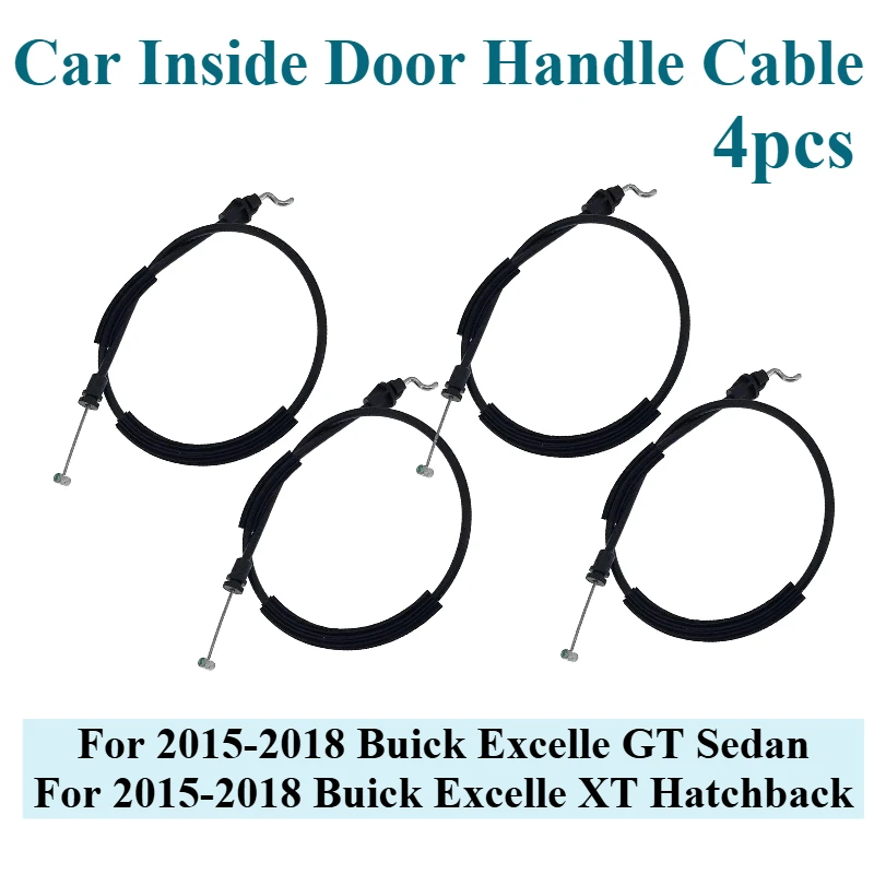 

4pcs Inner Door Handle Wire For Buick Excelle GT Sedan XT Hatchback FrontRear Power Latch Release Car Cable 2015 2016 2017 2018