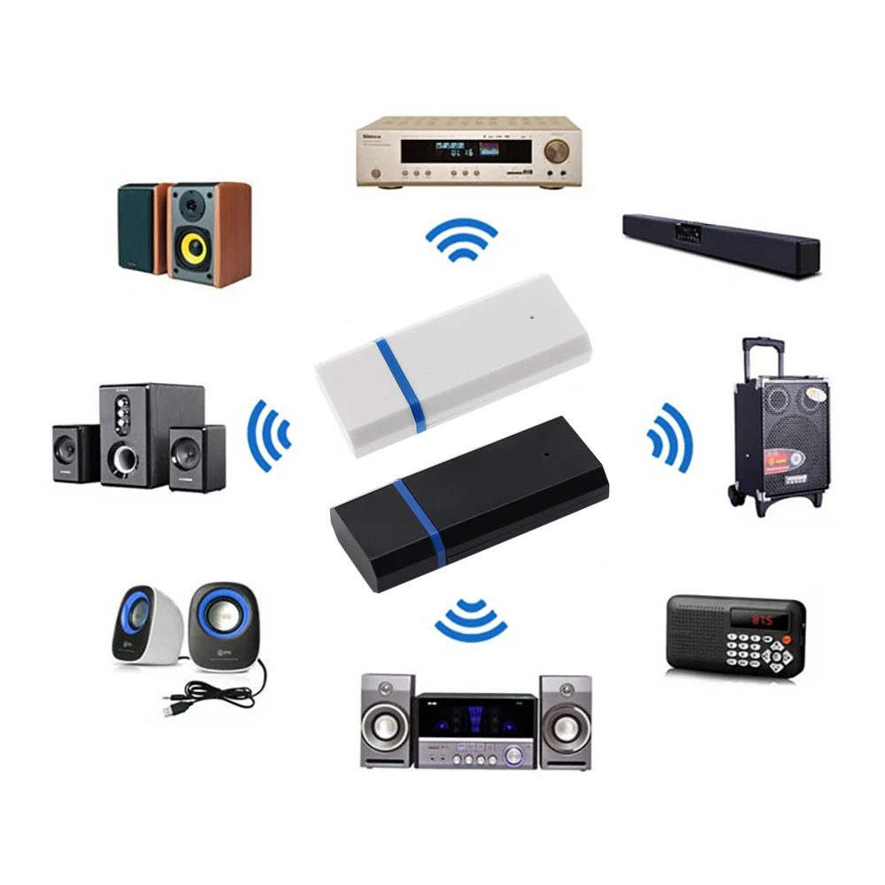 ブルートゥース付きオーディオレシーバー,USB,3.5mm,スピーカー付きオーディオアダプターa2dpオーディオキット
