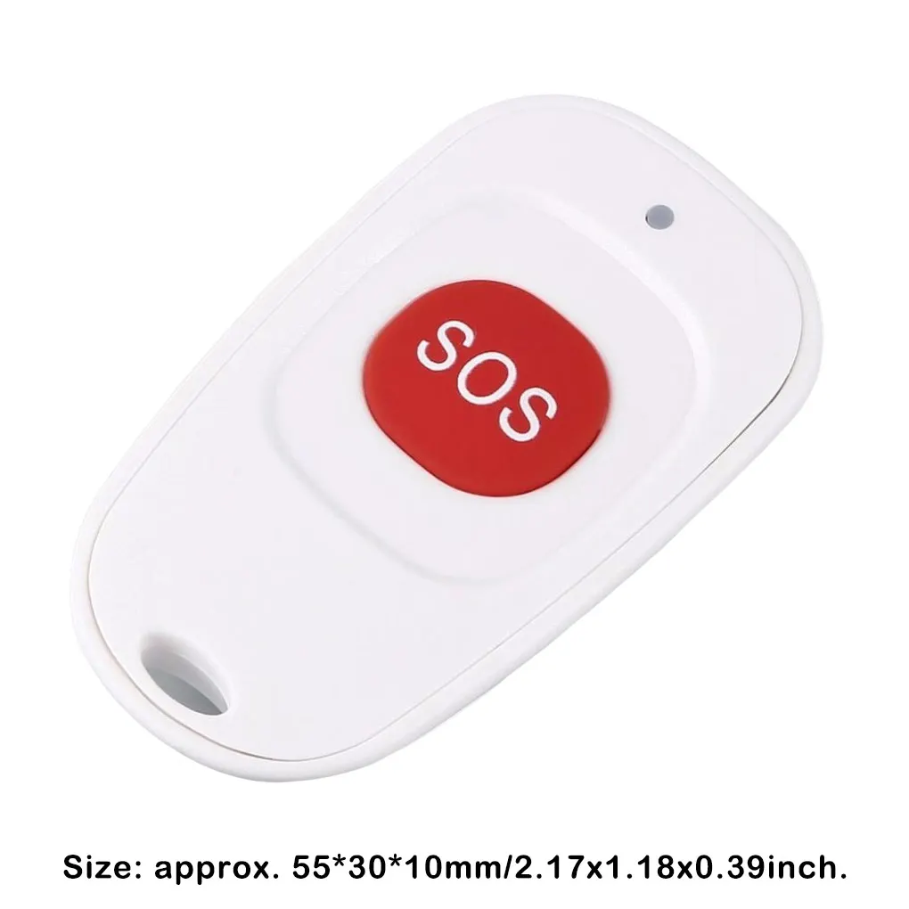 Mini Emergency Button Wireless Plastic Doorbell Call Alarm Outdoor Electronic Battery Operated Pressing Accessory