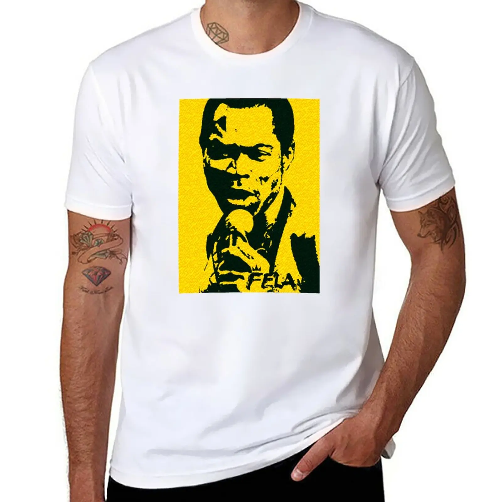 

New King of Afrobeats Fela T-Shirt Oversized t-shirt Aesthetic clothing mens funny t shirts