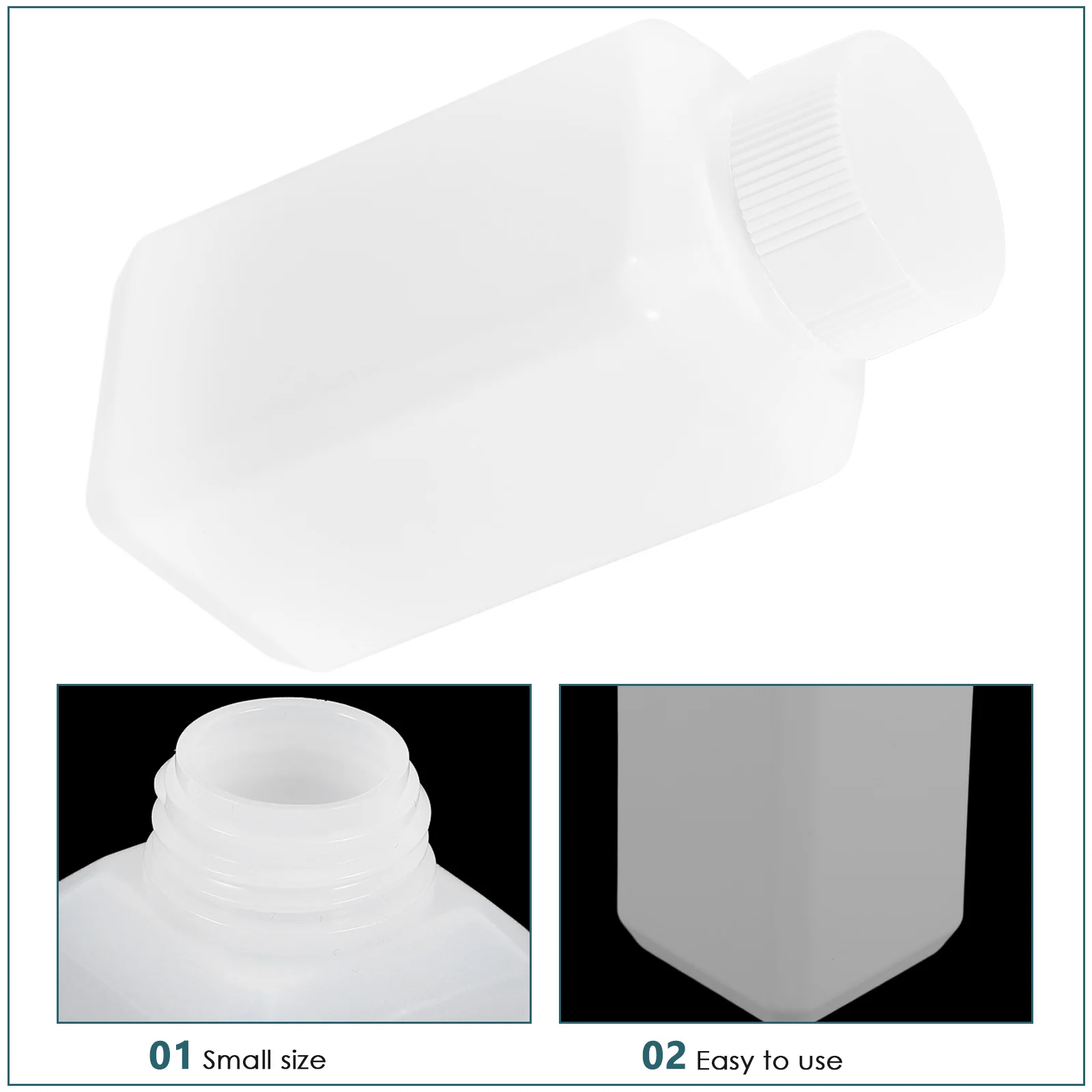 12Pcs 100ml Durable Sample Bottles Reagent Containers Sturdy Material Good Sealing Portable Lab Storage Sample Bottles