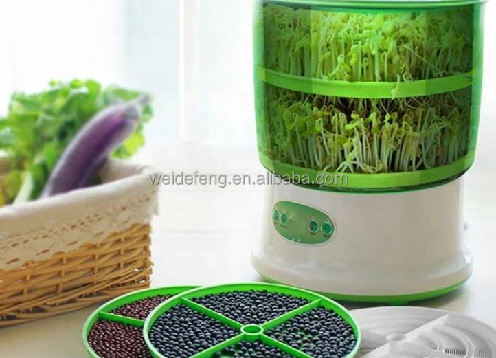 Hot Sale Bean Sprouts Growing Home Use Durable Large Capacity Automatic Sprouter Bean Sprouts Sprouting Seedling Machine