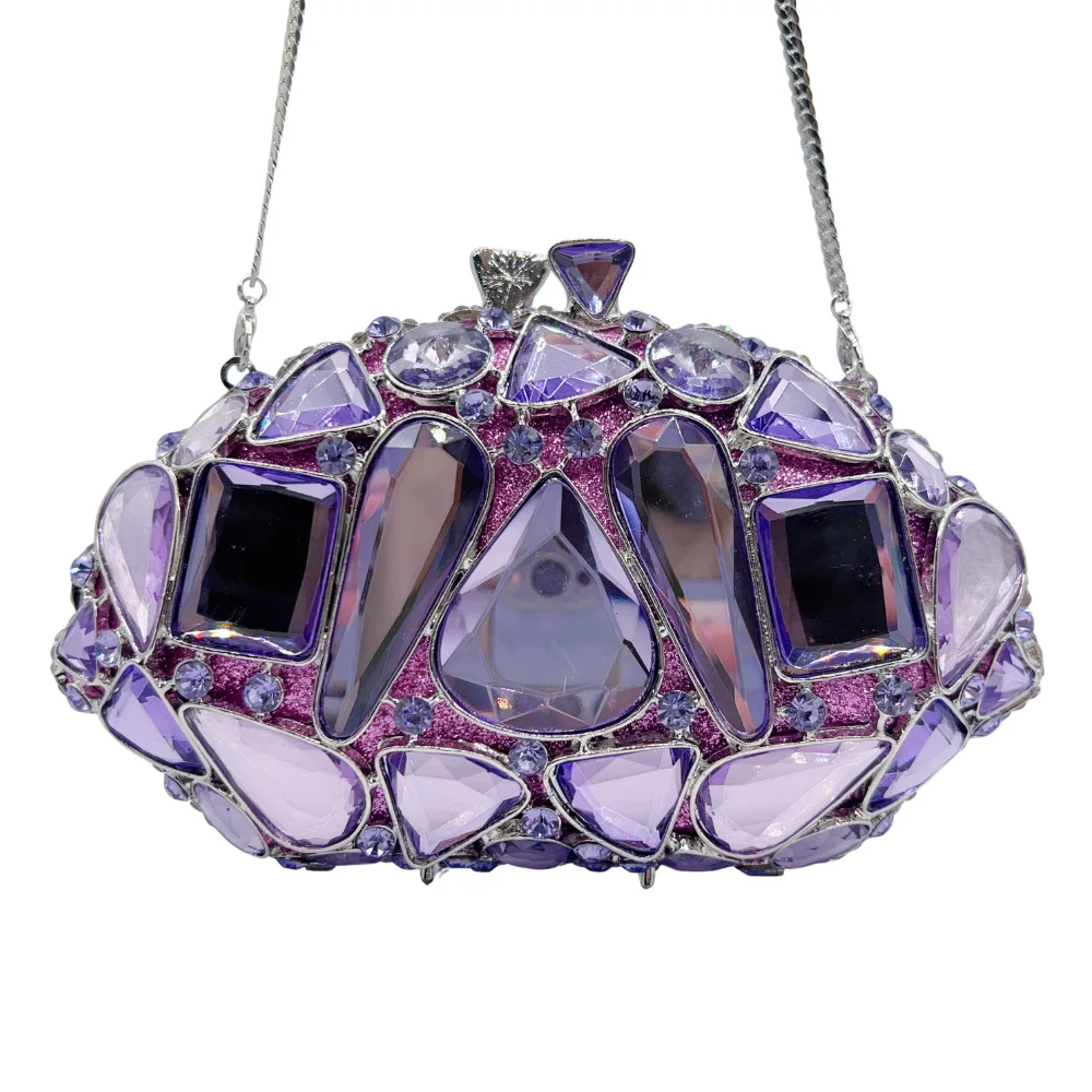 

Diamond Dinner Bag Glass Diamond Clutch Banquet Ladies Luxury Designer Bags Luxury Handbags Bolso Mano Mujer Verano