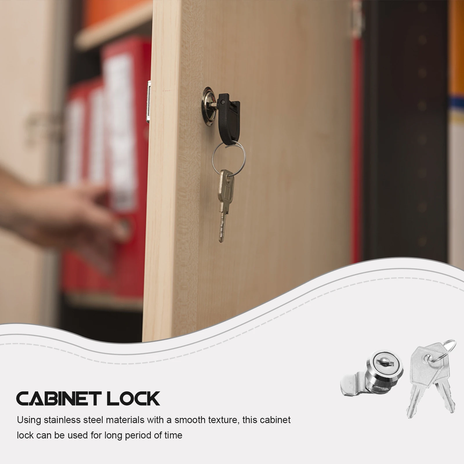 

16mm Zinc Alloy Tongue for POS Security Cabinet Drawer Locks Electrical Panel Stainless Steel Cabinet Door Lock