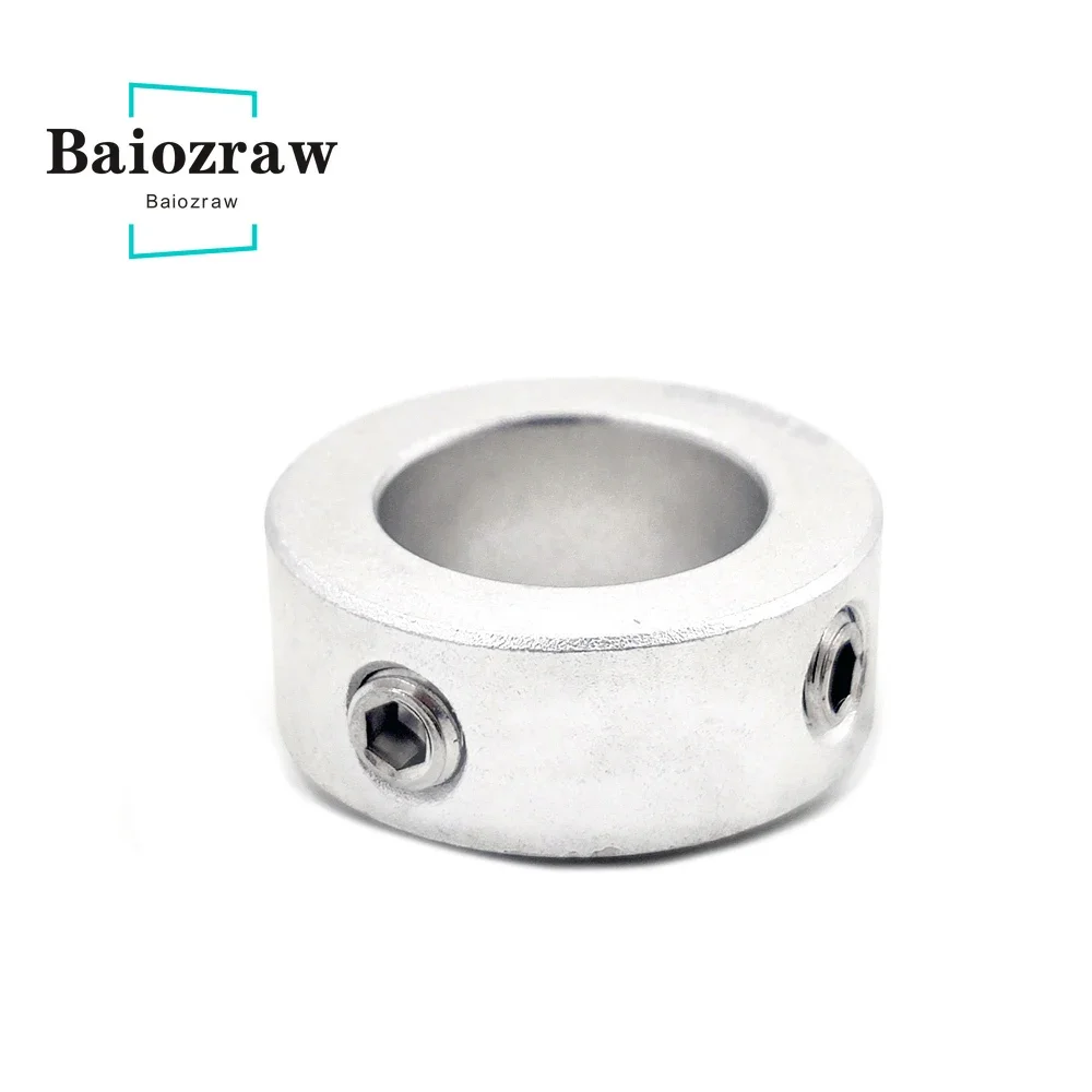 

Fixed Ring SCCAW Set Screw Type Shaft Locator Stop Collar SOH SCSBN Aluminum Alloy Surface Anodized optical fixed clamp