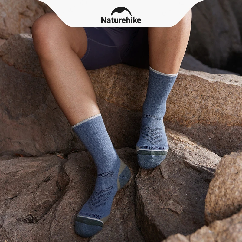 Naturehike Coolmax Socks Outdoor Breathable Sock Hiking Quick-Drying sport elastic socks Thermal running trekking Damping Socks