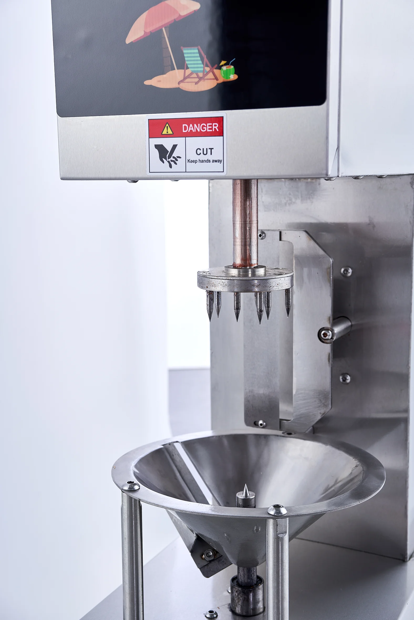 Coconut Peeling Machine Automatic Coconut Peeler Trimming Machine Coconut Dehusking Peeling Cutting Machine