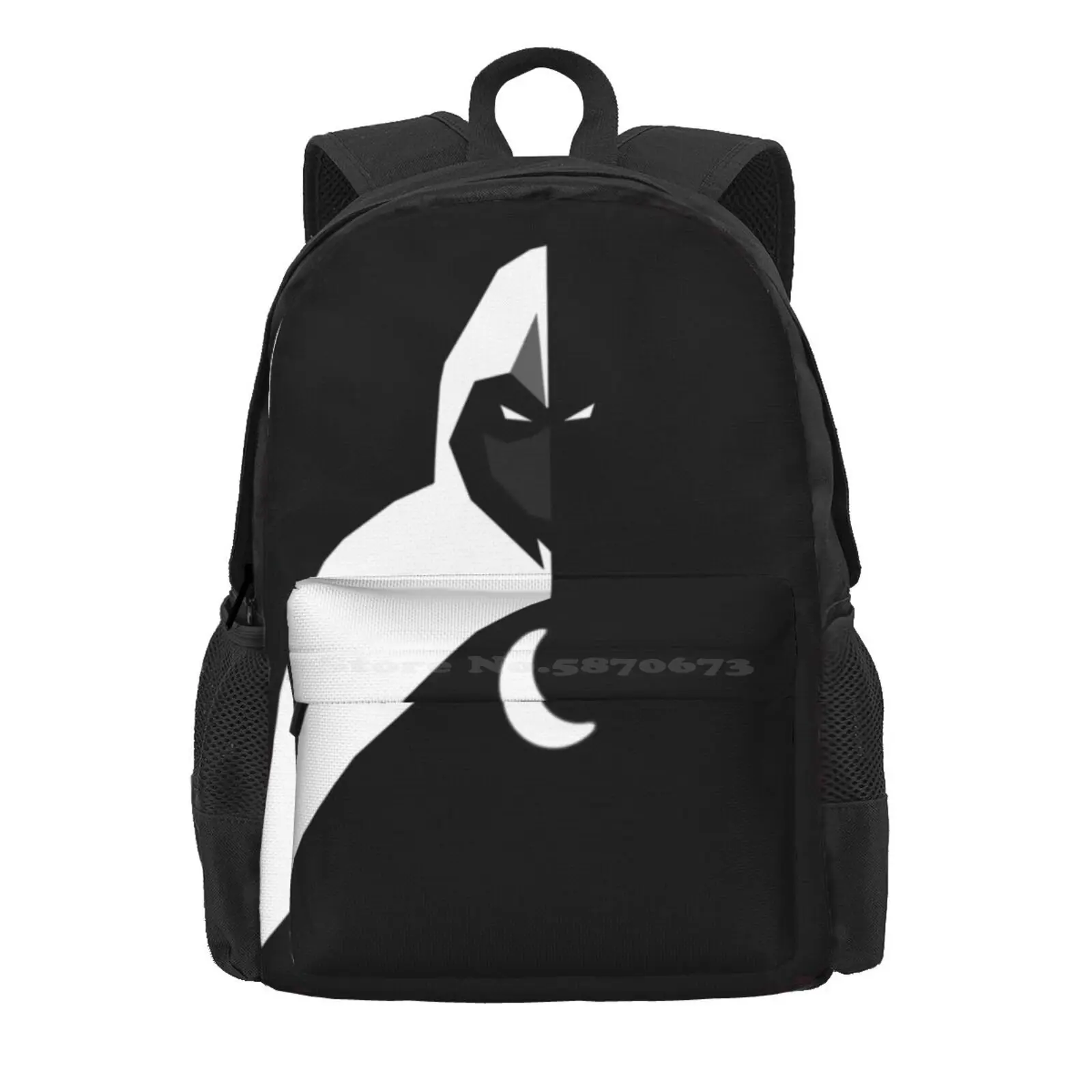 Moon Knight Graphic 2 Hot Sale Schoolbag Backpack Fashion Bags Moon Knight Comics Comics 2 New York City Nyc