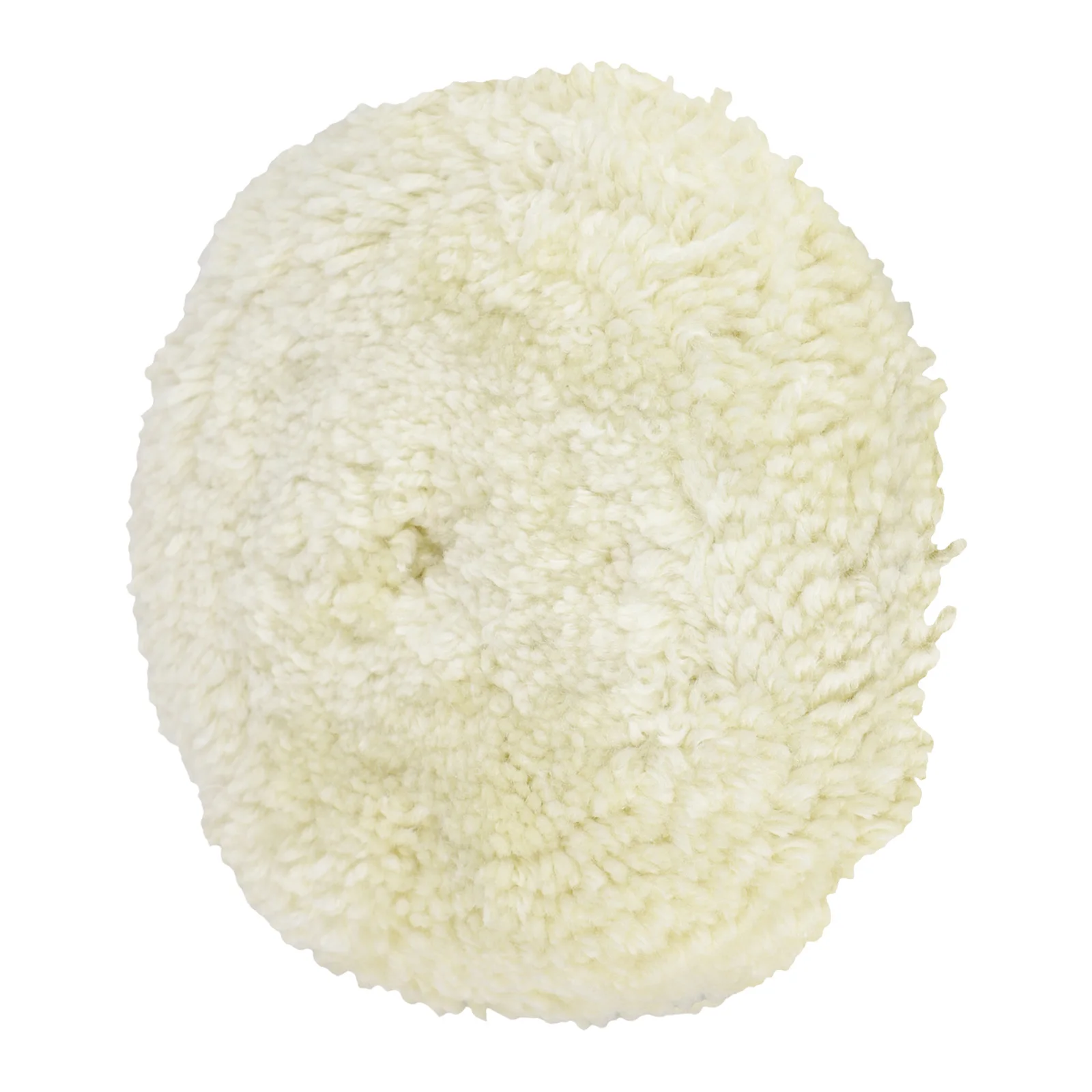 225mm 9 Inch Diameter Wool Polishing Pad with Soft Wool Texture for Use on Furniture Cars Copper and Hardware Surfaces