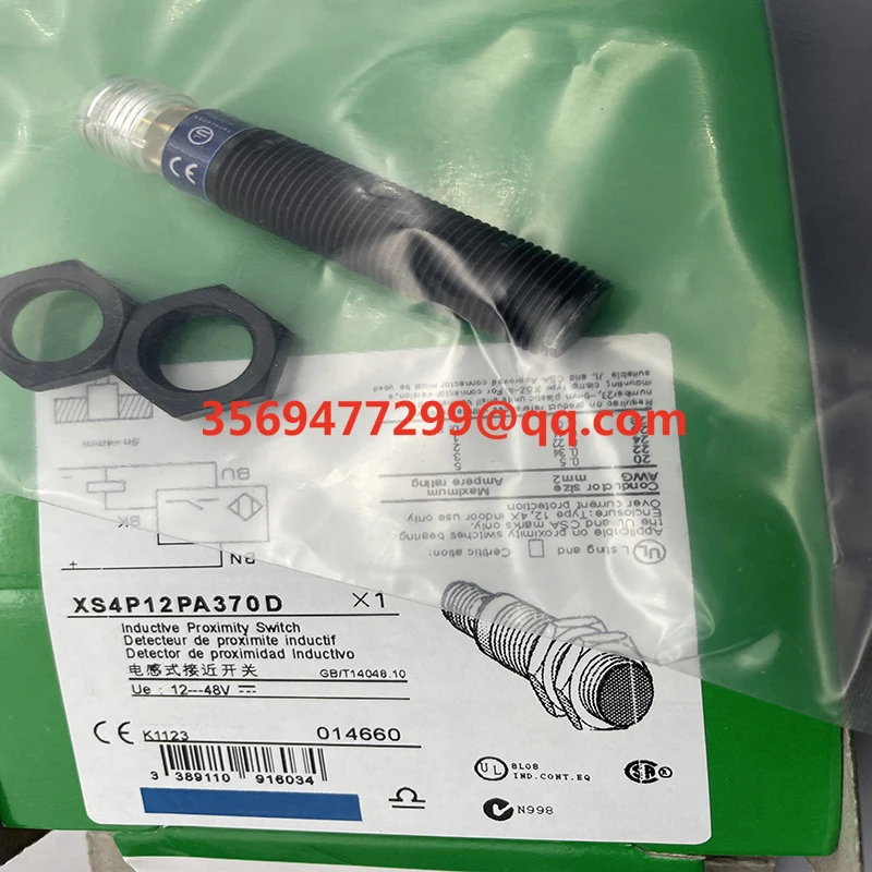 Interruptor de proximidade XS4P12NB370D XS4P12PB370D Novo sensor