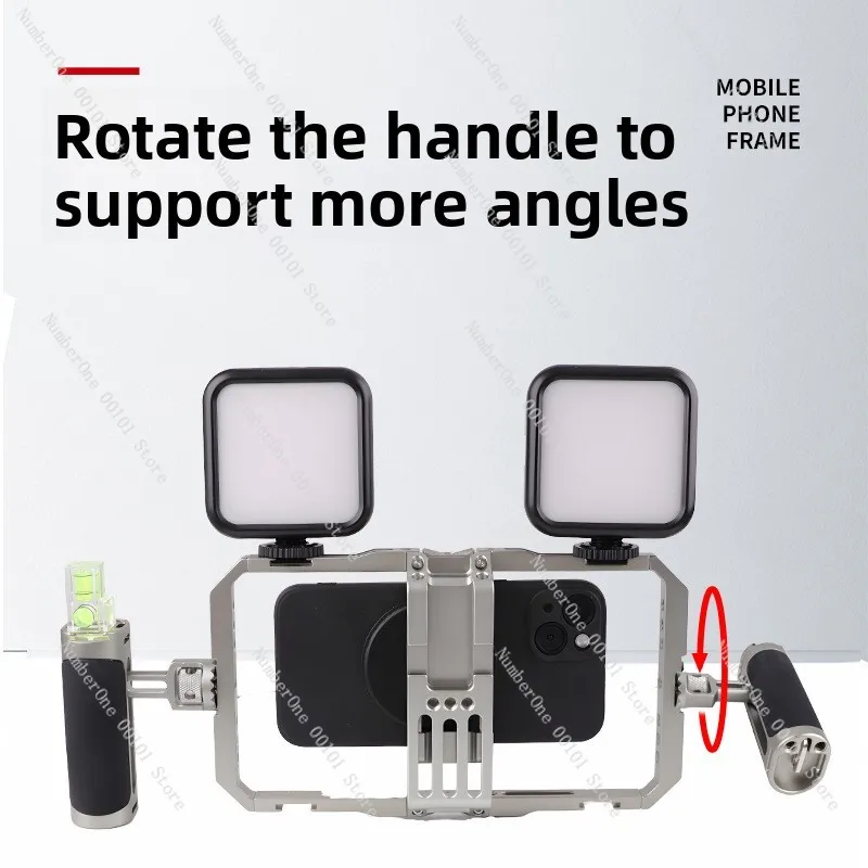 Aluminiowa klatka na telefon ze stopu aluminium z metalowym stabilizatorem chłodzącym do użytku ręcznego