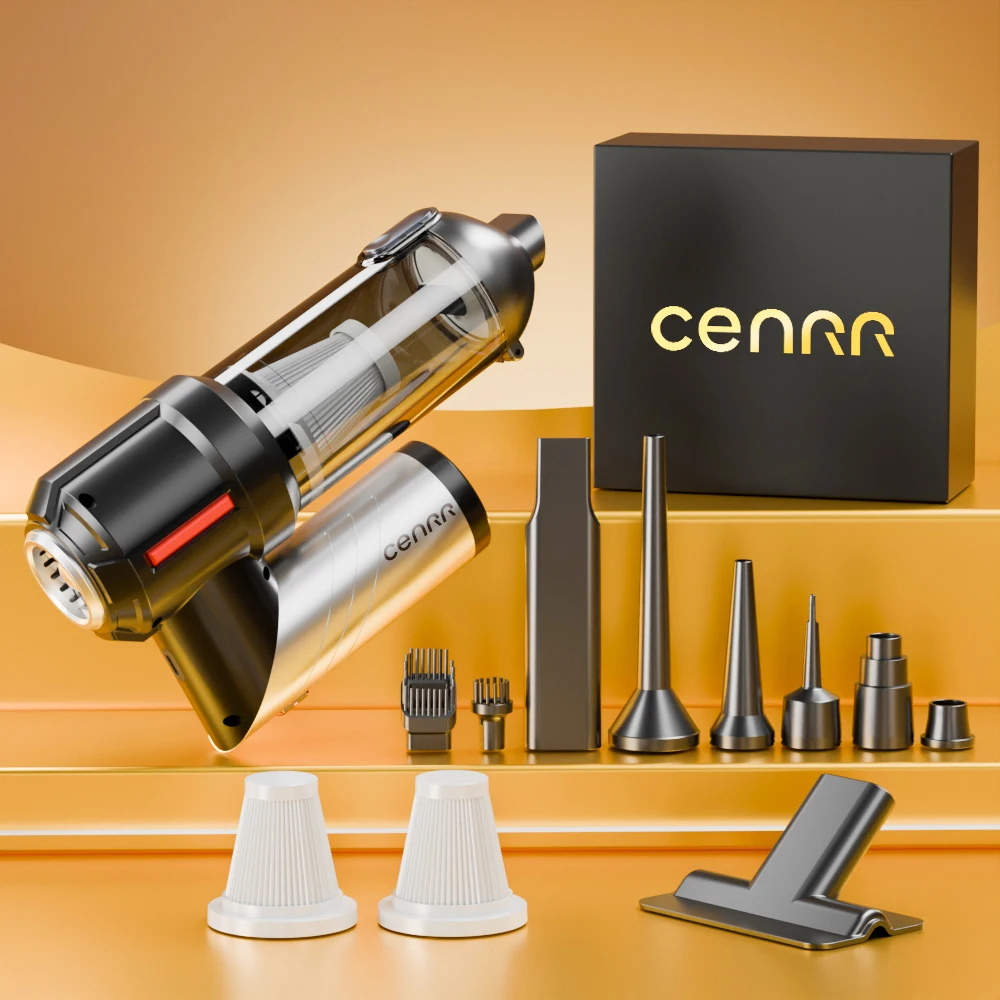 CENRR Mini Auto Stofzuiger Krachtige 998000PA Draadloze Draagbare Stofzuiger voor Huishoudelijke Apparaten Handheld Blower Autoreiniger
