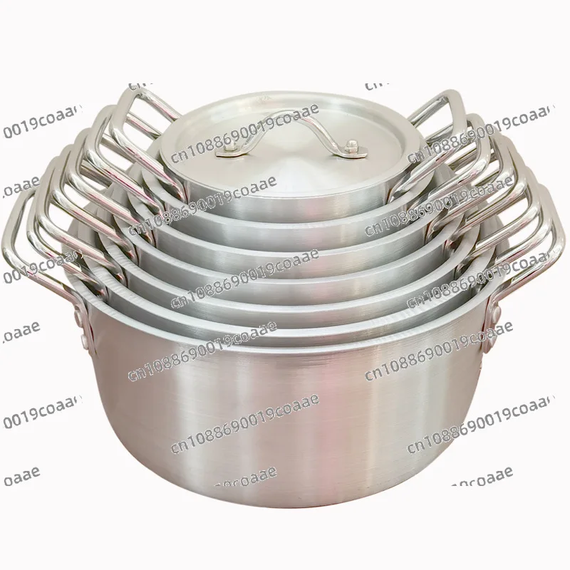 Sanding Aluminum Soup Pot Household Pots An Aluminum Pot 7 Pieces Pot Set Hotel Cookware 14 Pieces Set