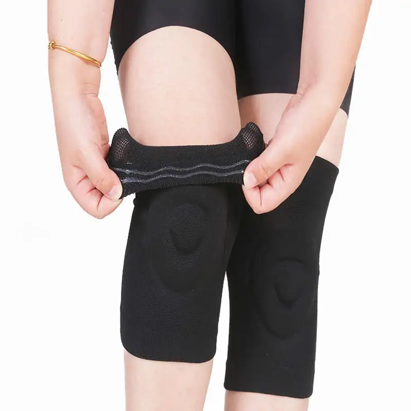 

Силиконовые наколенники для фитнеса, танцев, катания на коньках, спортивные наколенники, баскетбольные силиконовые тонкие наколенники для езды на велосипеде под давлением, катания на роликовых коньках