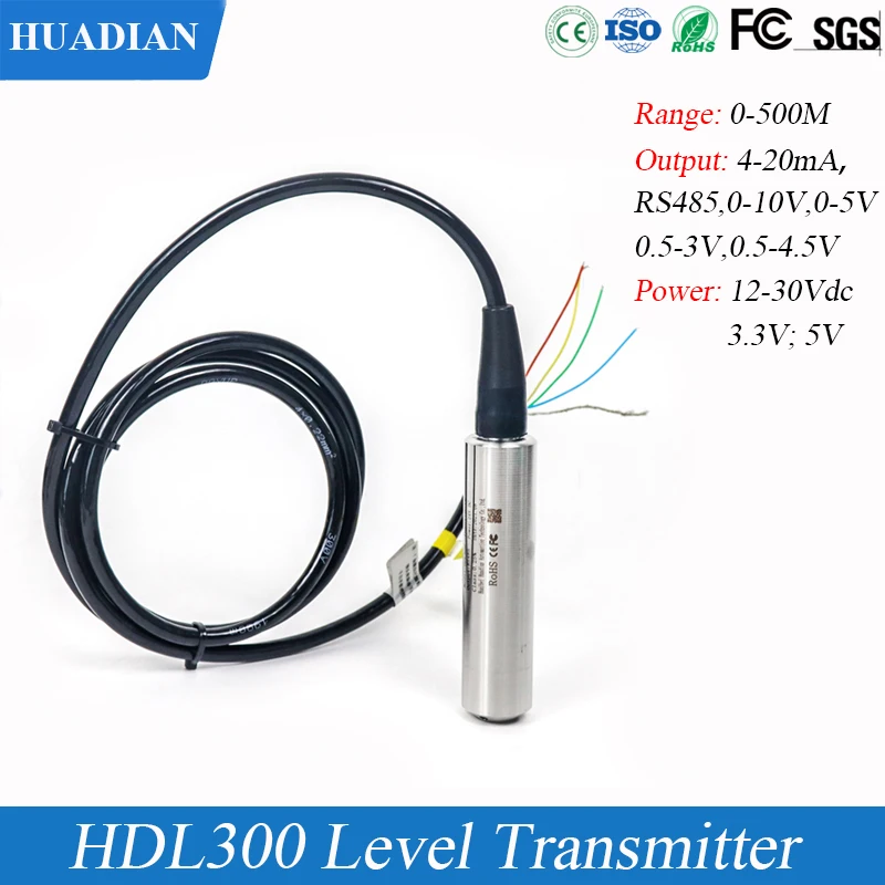 

3M 4-20mA 0.5-4.5V Submersible Fuel Level Sensor Instrument For Measuring Water Depth Drinking Water