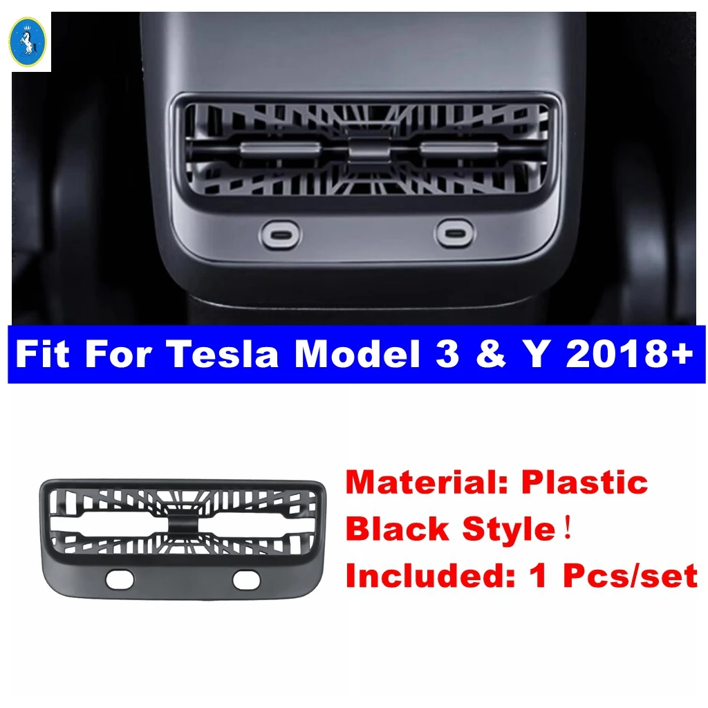 

Auto AC Air Vent Anti-Blocking Dust Cover Dust Cover Net Outlet Seat For Tesla Model 3 Model Y 2018 - 2023 Plastic Accessories