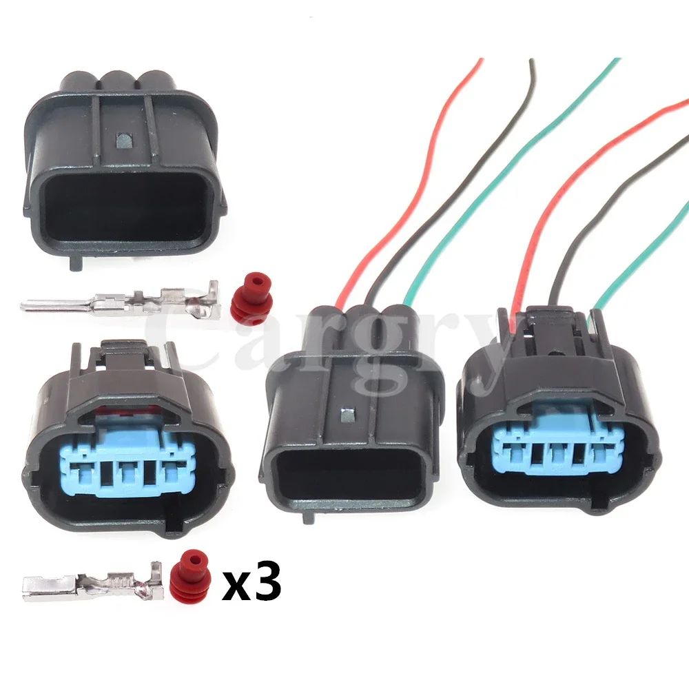 

1 Set 3P 6189-0596 Car High Voltage Package Ignition Coil Plug AC Assembly For Honda Auto Waterproof Male Female Wiring Socket
