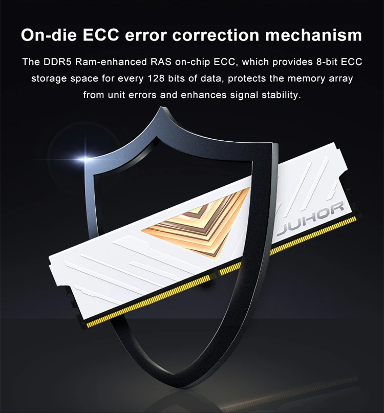 JUHOR DDR5 RAM 16 Go 4800 MHz 5600 MHz 6000 MHz mémoire de bureau