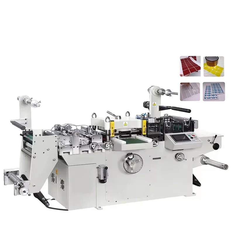 Automatic Roll to Roll Adhesive Label Rotary Die Cutter Die-Cutting Machine