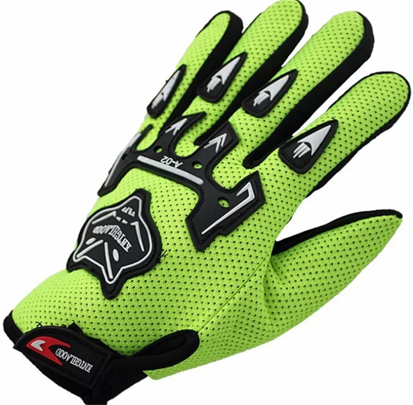 dziecięce rękawice motocyklowe z pełnymi palcami dziecięce chłopięce letnie zimowe Moto Motocross skórzane Luvas motocykl Guantes dziecięce rękawice