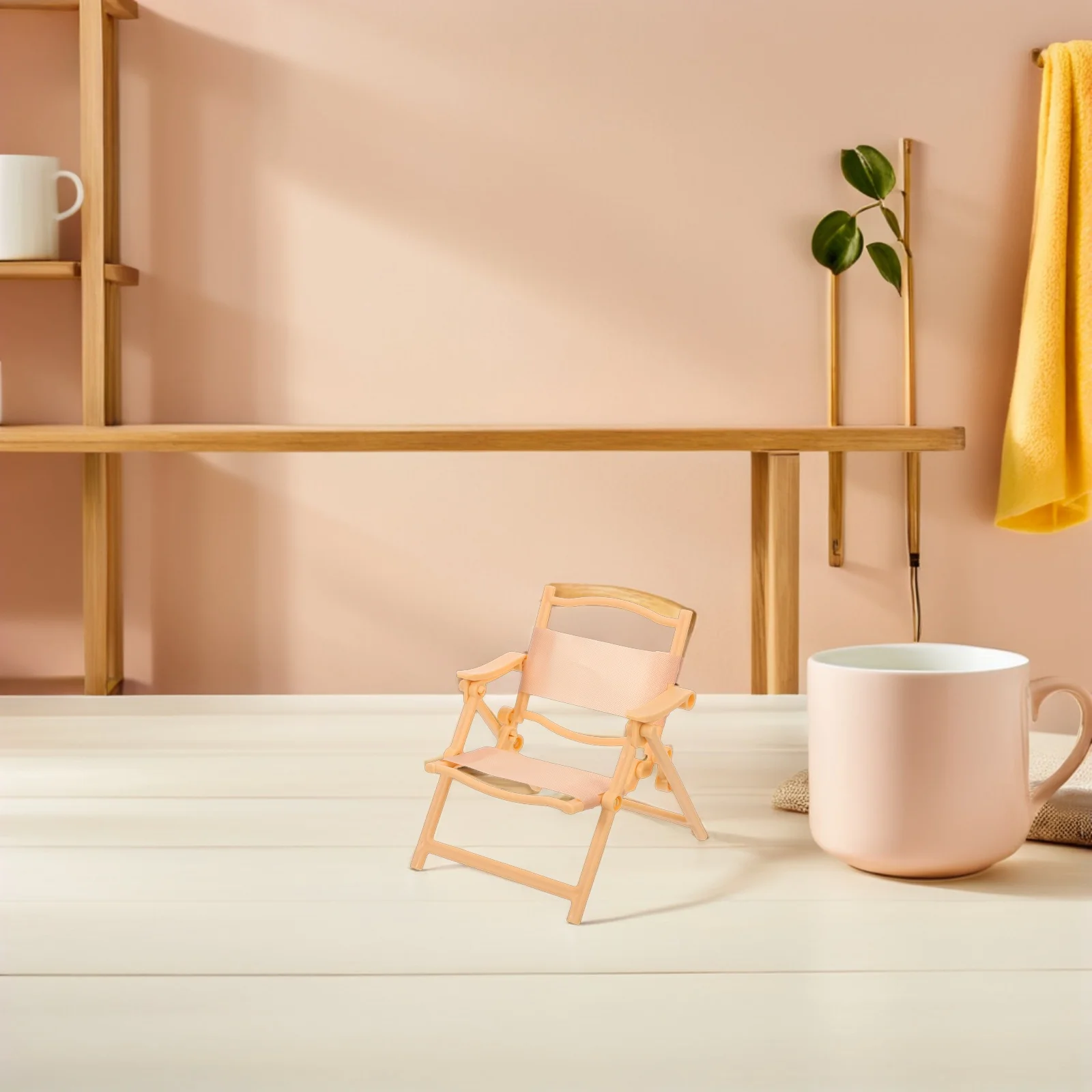 5 pezzi sedia pieghevole salotto da campeggio giocattoli modello da spiaggia mini sedie per casa delle bambole mobili artigianali decorazione micro paesaggi