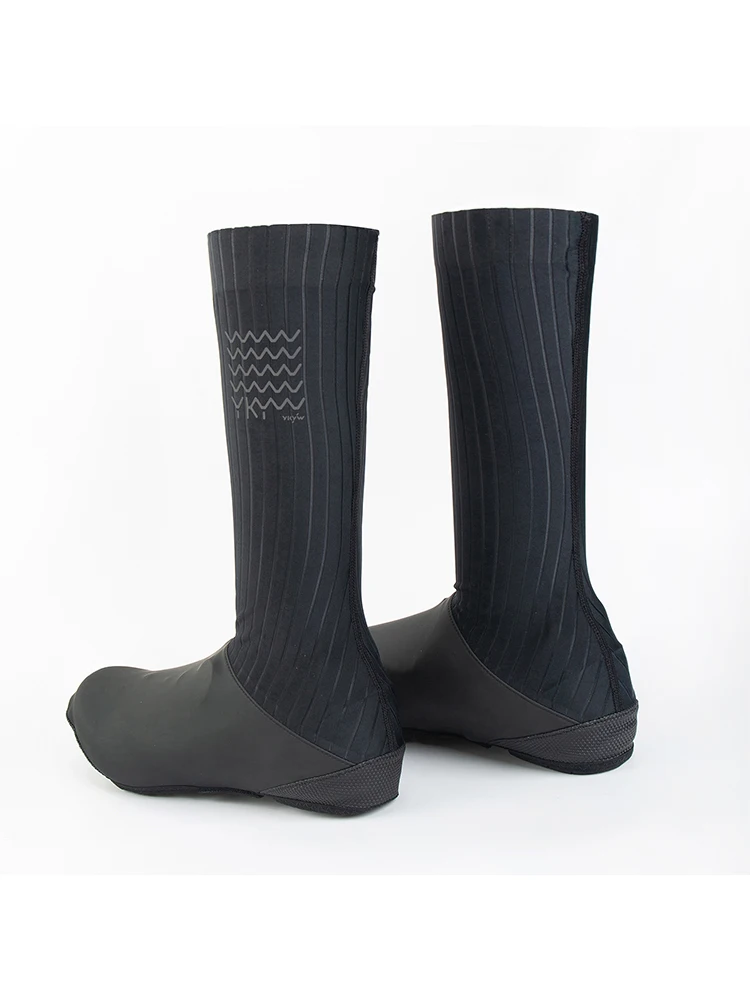 AliExpress YKYWBIKE Cycling Shoes Cover Waterproof Bicycle Shoes Covers with Socks Reflective New Aero Fabric Overshoes Bicycle Accessorie