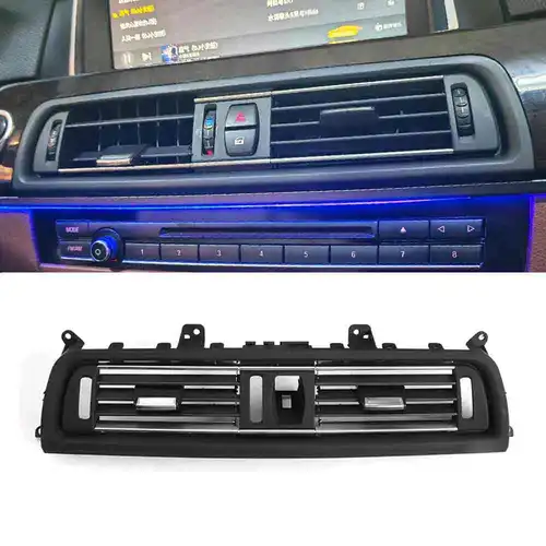 Rejilla Central para consola delantera, rejilla de ventilación para aire acondicionado de CA para BMW F10 F11 520i 523i 525i 528i 535i 64229166885 64229209136