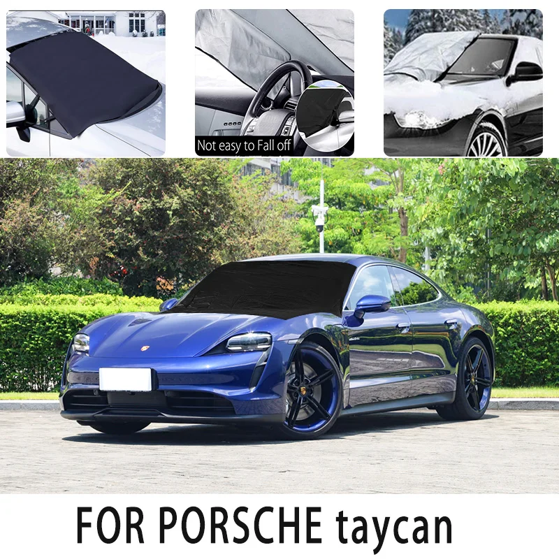 

Защитное покрытие Carsnow, переднее покрытие для PORSCHEtaycan, защита от снега, теплоизоляция, защита от солнца, ветра, мороза, автомобильные аксессуары