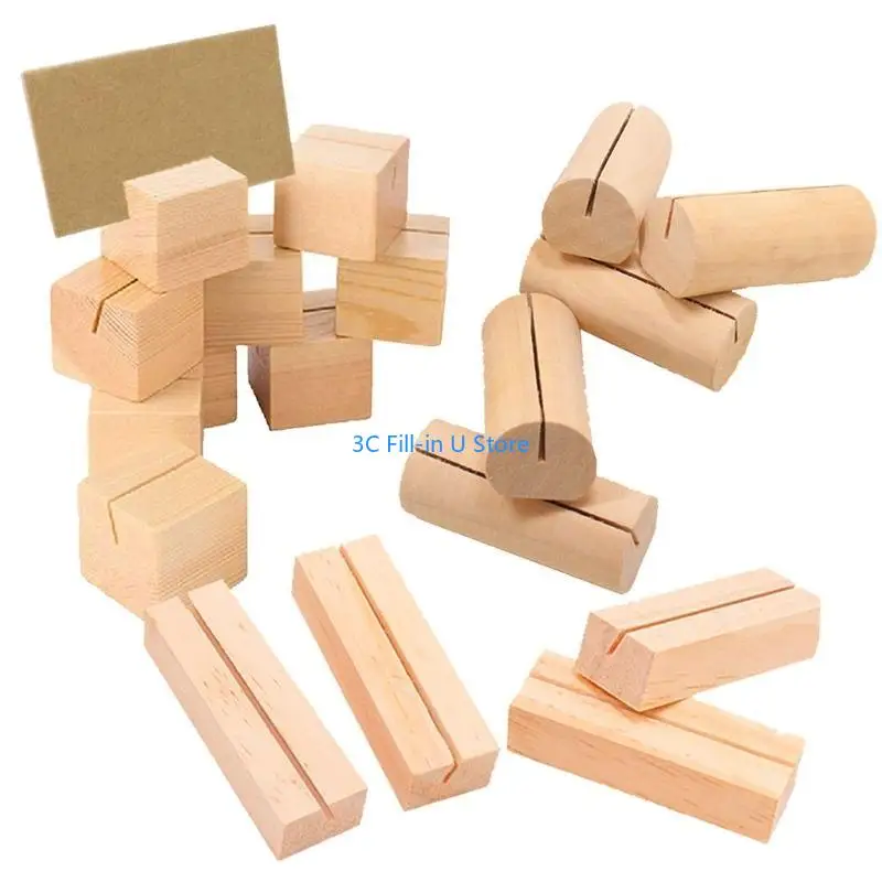 G8TA 20Pcs Name Card Holders Table Number Holders Memos Photo Holders