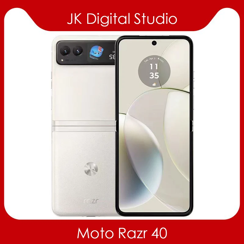 Original New Motorola Moto Razr 40 5G Snapdragon8+Gen1 6.9inch Folded Screen 144Hz 64MP Camera 4200mAh