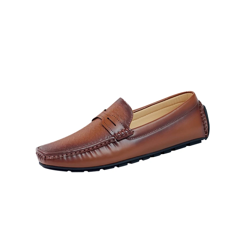 

Luxury Brand Man Formal Dress Shoes Breathable Slip on Boat Shoes Genuine Leather Men Loafers Comfortable Mens Casual Shoes