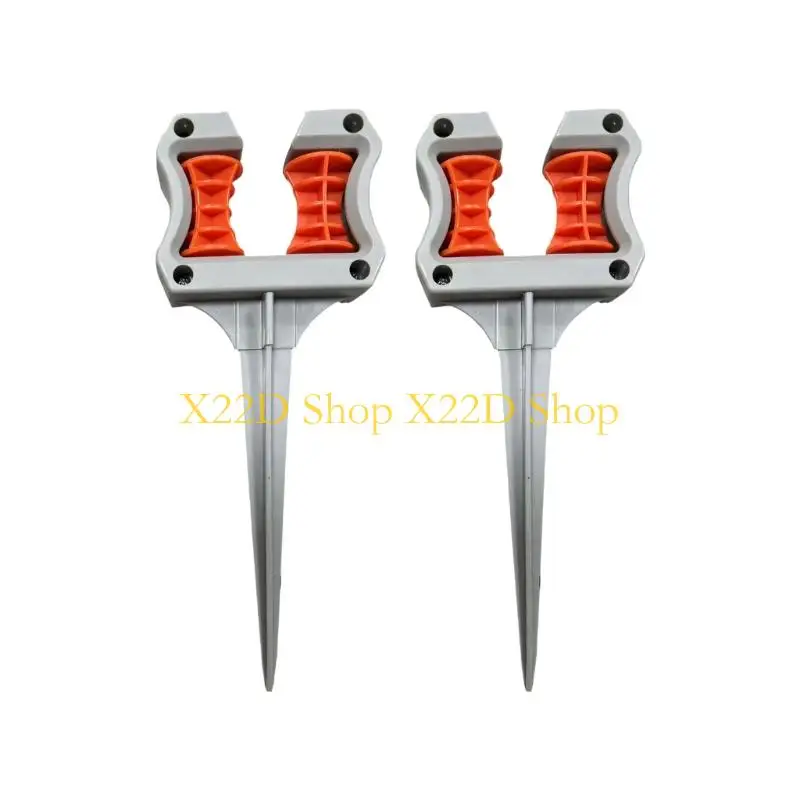 X22D 2pcs Stable Hose Directional Support Brackets Durability Outdoor Hose Management Frame For Efficient Garden Watering