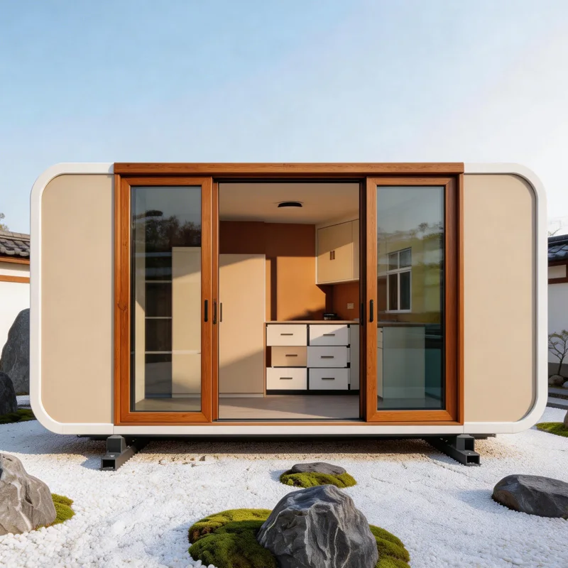 Modern 20ft Apple Cabin Flat Pack Container House for Home Office Workshop Farmhouse Living