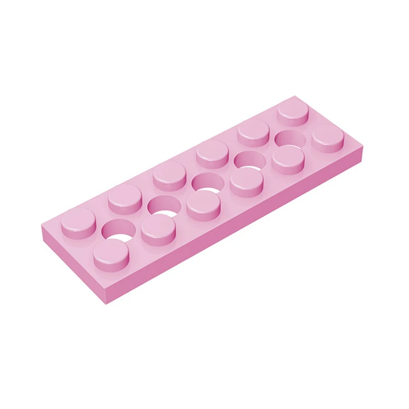 Gobricks-Plaque de module haut pour blocs de construction, pièces d'assemblage MOC, jouets de bricolage pour enfants, 2x6, 5 trous, 32001