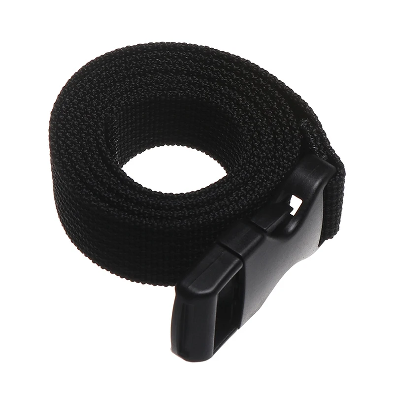 Black Durable Nylon 0.5~3M Travel Tied Cargo Tie Down Luggage Lash Belt Strap With Cam Buckle Travel Kits Outdoor Camping Tool