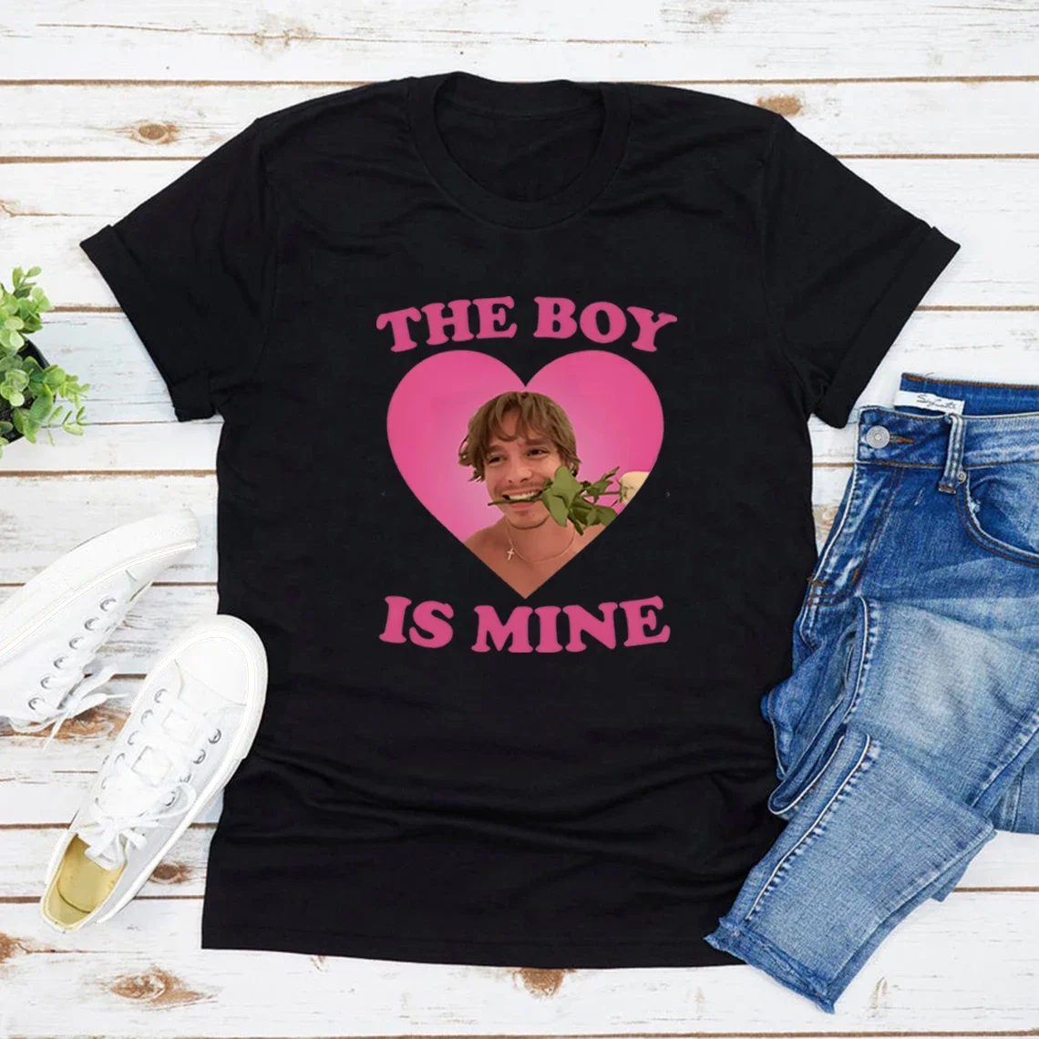 Nicholas Chavez T-Shirts Vintage Nicholas Chavez Tshirt Menendez Brothers T-shirt Women's Graphic Tee The Boy Is Mine T Shirt