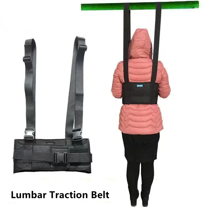 For Hanging Horizontal Bar Lumbar Vertebra Traction Belt Sling Waist Stretcher Lumbar Disc Spine Retractor Rehabilitation Strap