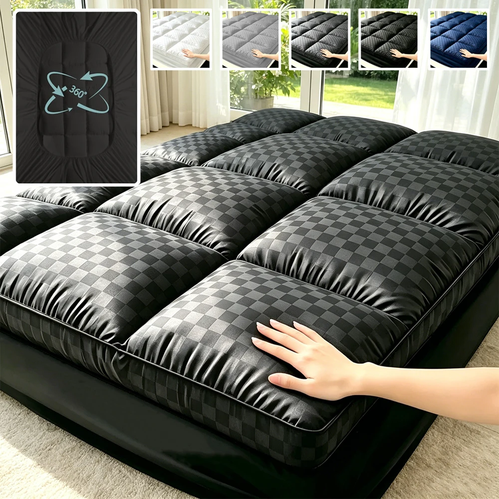 1 Piece Bedsheet Style Thicken Mattress Soft Pad Household Student Dormitory Bed Quilt Single and Double Tatami Thick Winter Pad