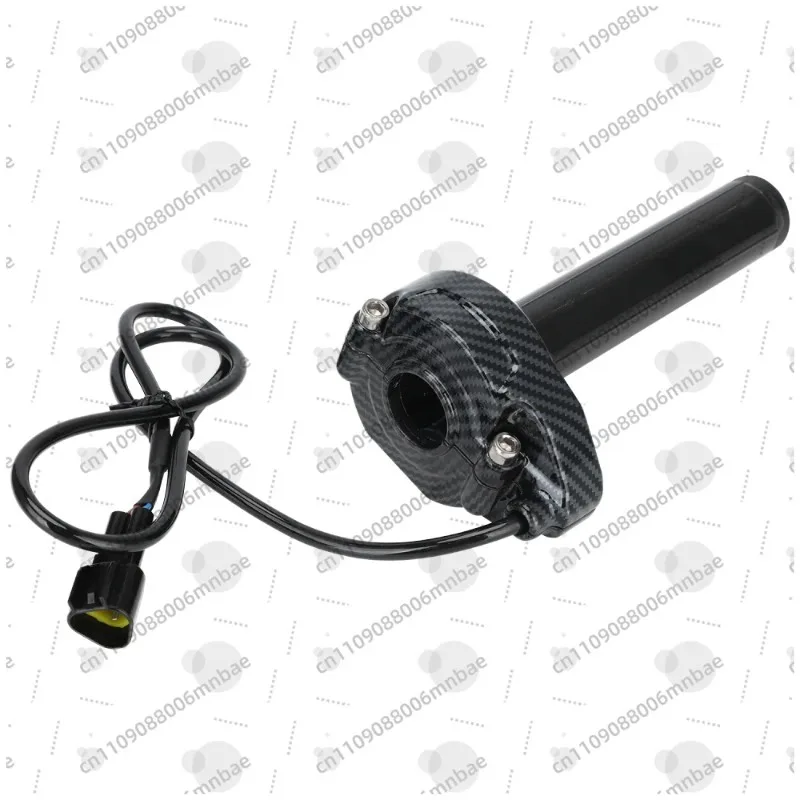 

Racing black spun carbon fiber electric throttle rotary handle motorcycle accessories For Sur RON S/X