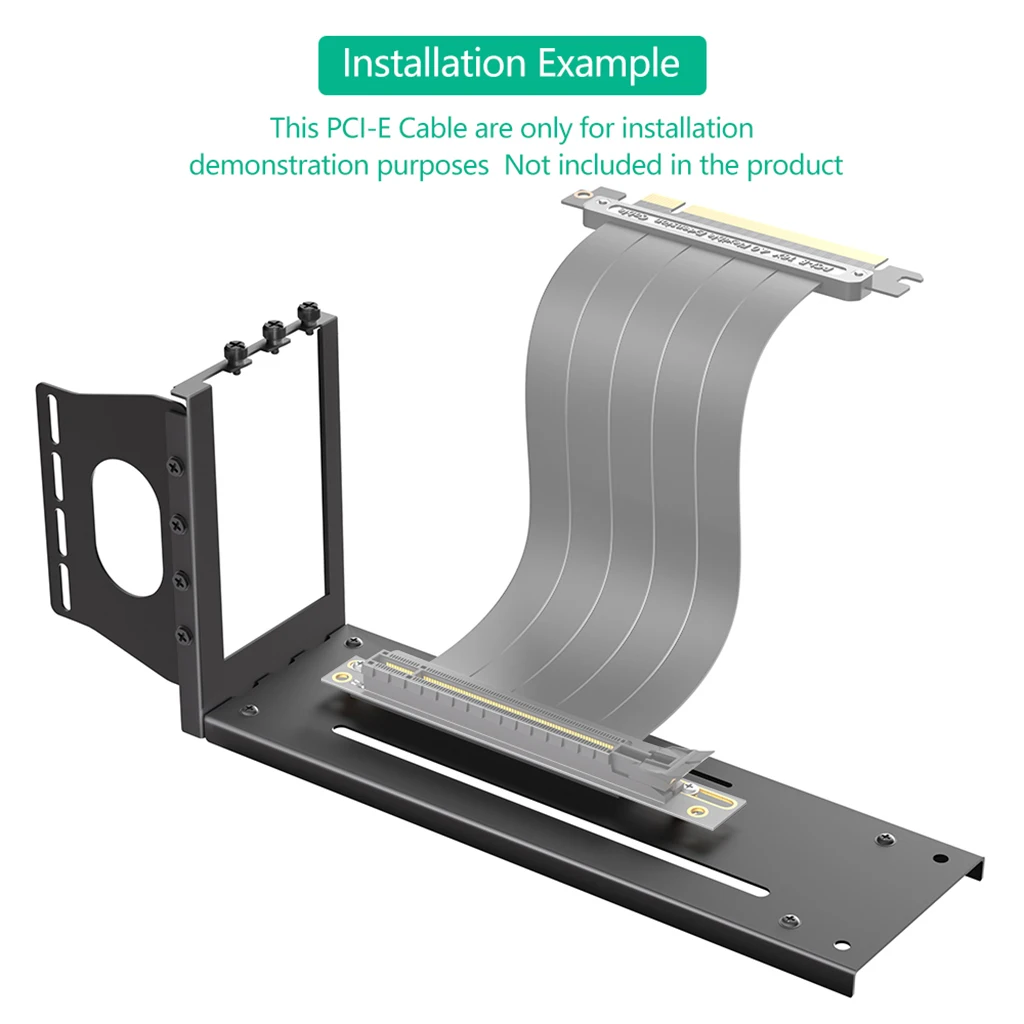 

Video Card Holder Support Graphics Card Bracket 3 Slots Metal Vertical GPU PC Video Card Stand for Computer Case