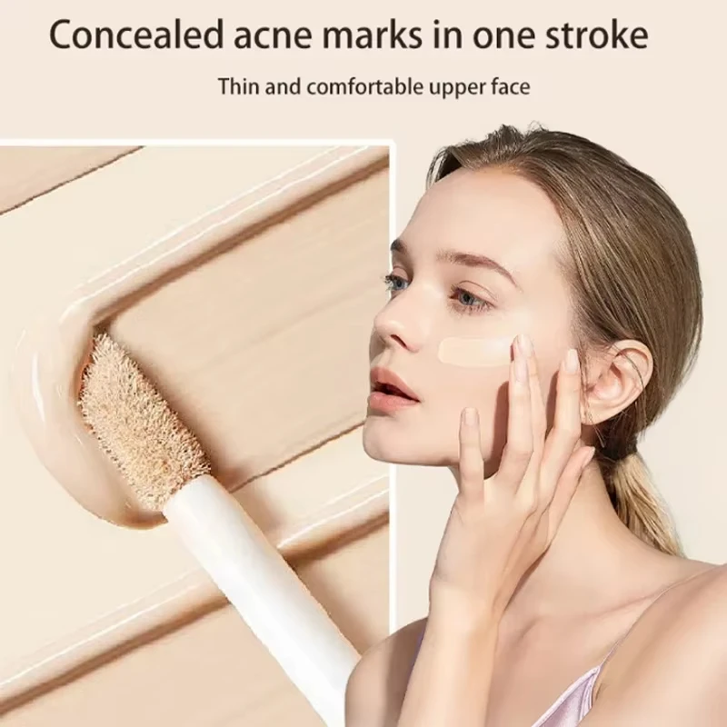 Correttore liquido opaco ad alta copertura impermeabile controllo dell'olio idratante correttore a lunga durata trucco professionale per il viso