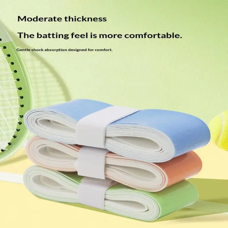 Gradient Color Anti-sweat Tennis Racket Grip Tape Breathable Non-slip Overgrip for Badminton Sports Training