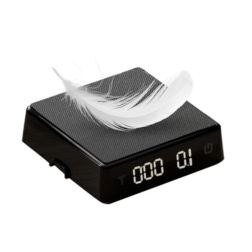 

Весы для кофе с таймером, весы для эспрессо с таймером, миниатюрные, перезаряжаемые, портативные, компактные, для кофейных зерен, молотого кофе, выпечки