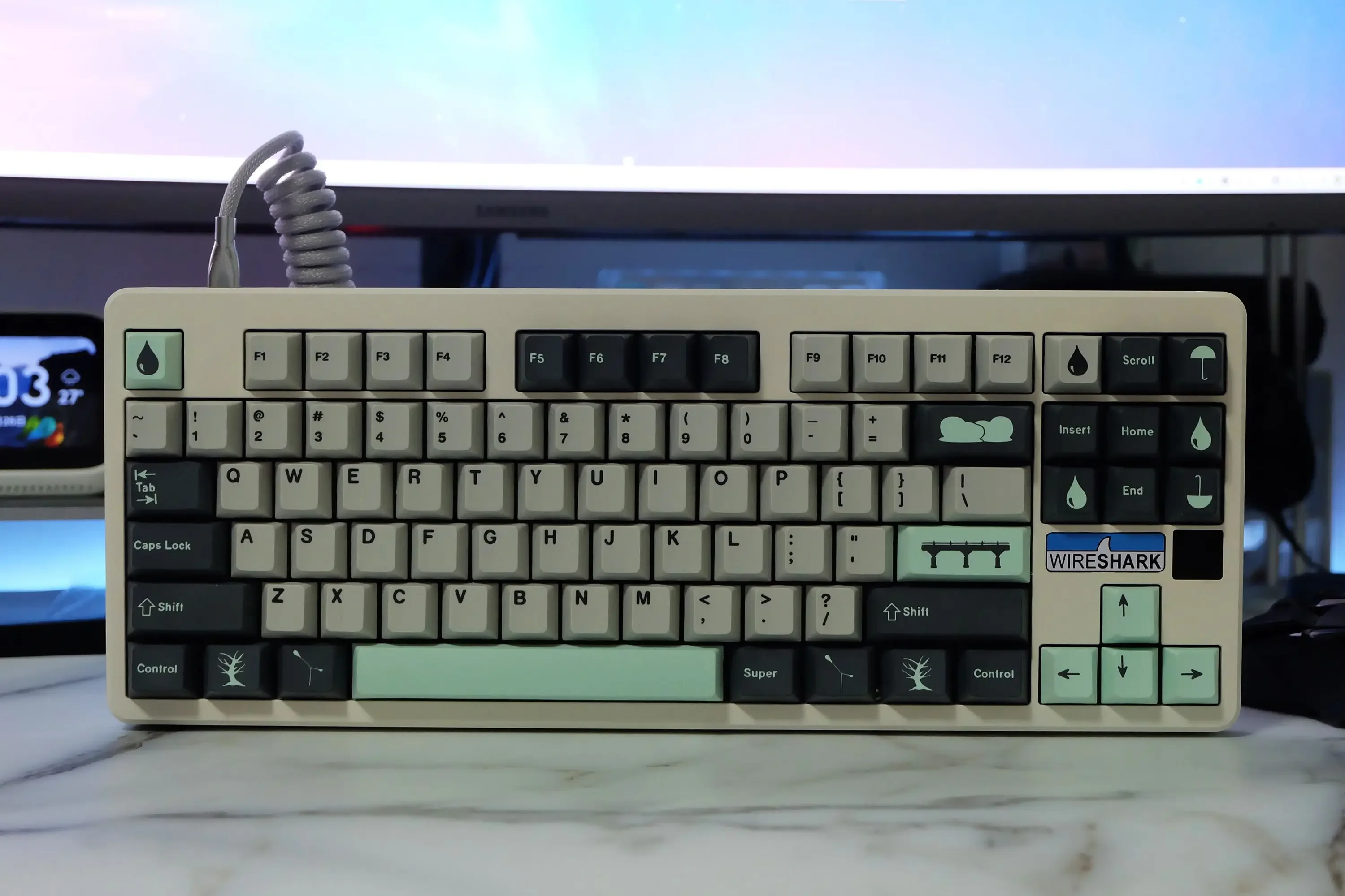 GMK Rainy Day 140 Keys PBT Original Factory Highly Sublimated Mechanical Keyboard Keycaps